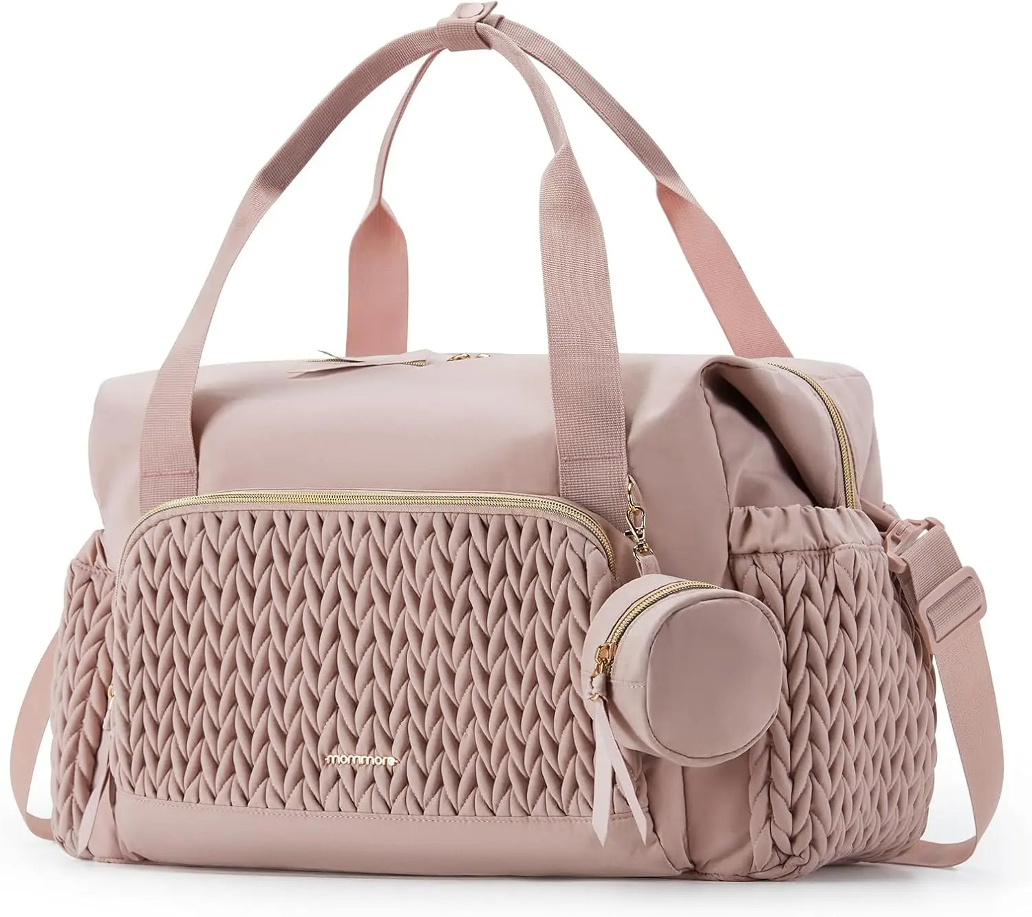 Mommore Diaper Bag Tote, Large Capacity Travel Diaper Bags, Hospital Bag for Labor Delivery, Baby Bag for Labor Delivery