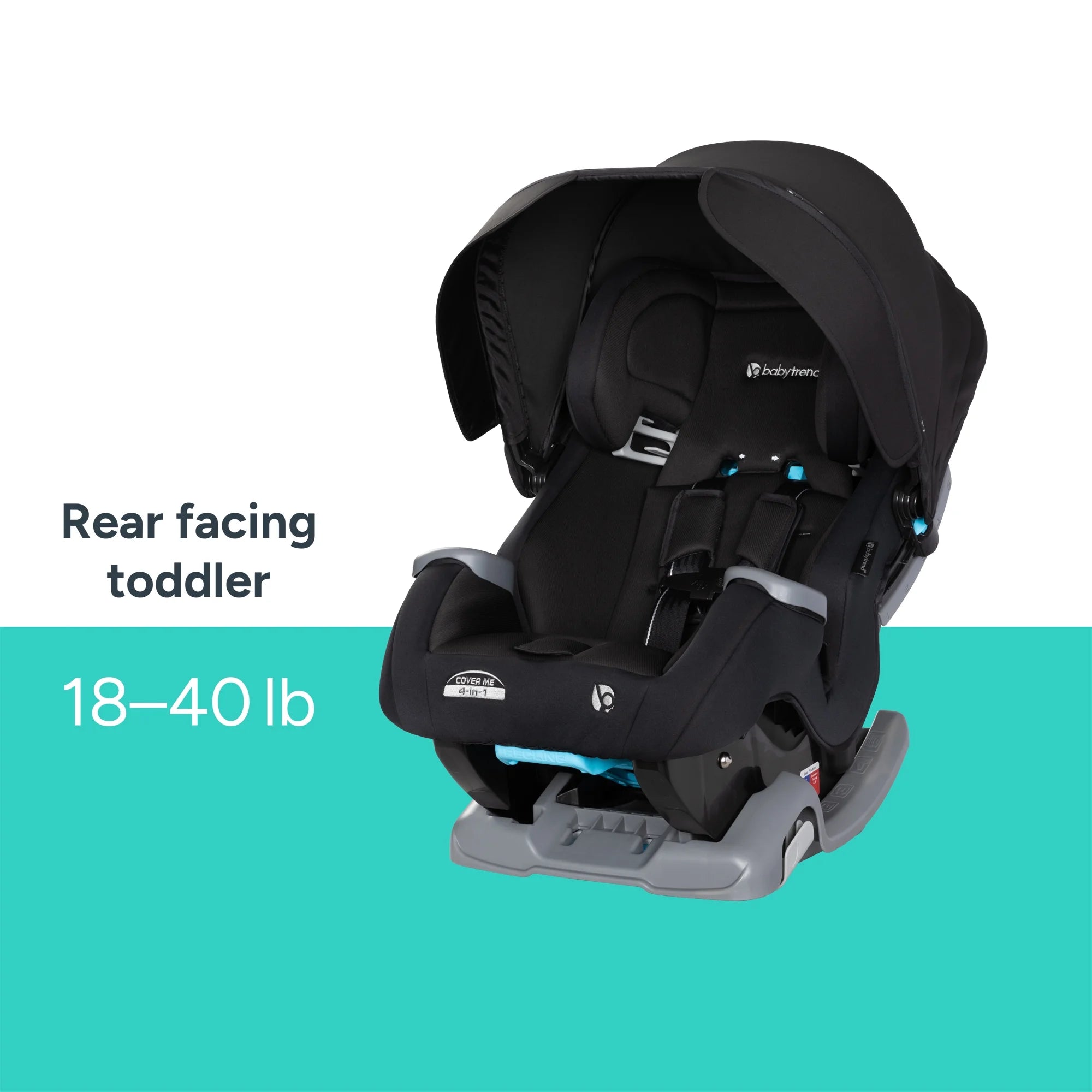 Cover Me™ 4-In-1 Convertible Car Seat