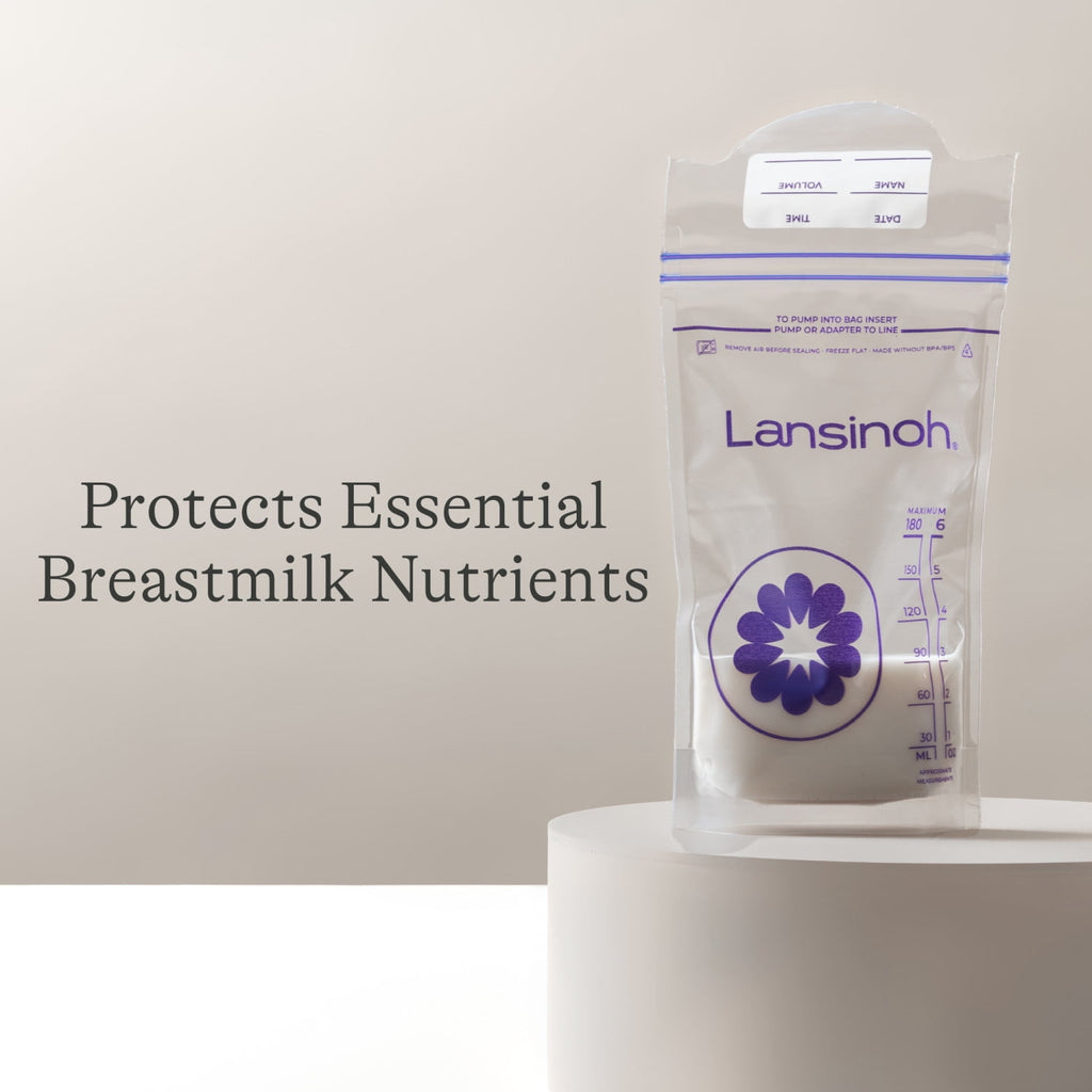 Breastmilk Storage Bags, 100 Count, Fast Freeze & Thaw, Breastfeeding Essentials, 6 Oz