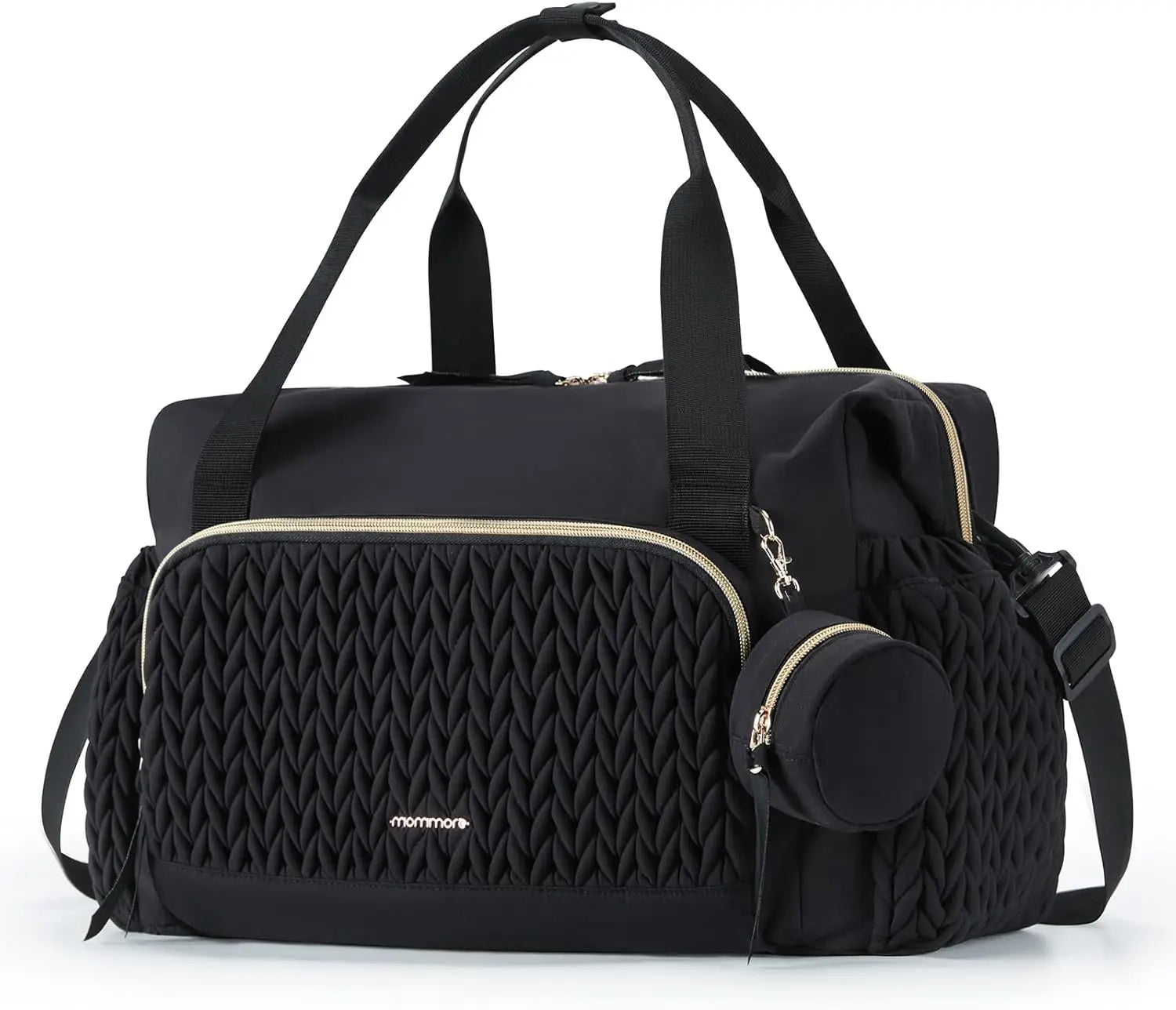 Mommore Diaper Bag Tote, Large Capacity Travel Diaper Bags, Hospital Bag for Labor Delivery, Baby Bag for Labor Delivery