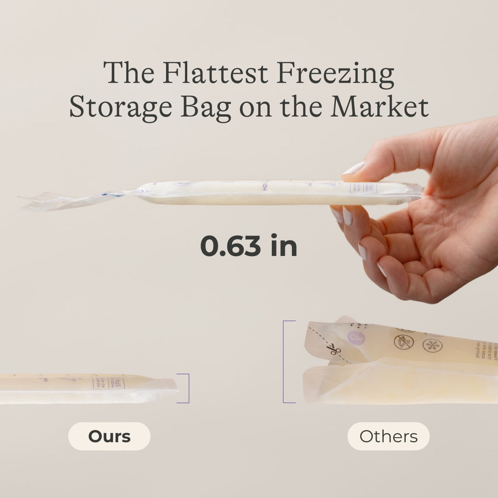 Breastmilk Storage Bags, 100 Count, Fast Freeze & Thaw, Breastfeeding Essentials, 6 Oz
