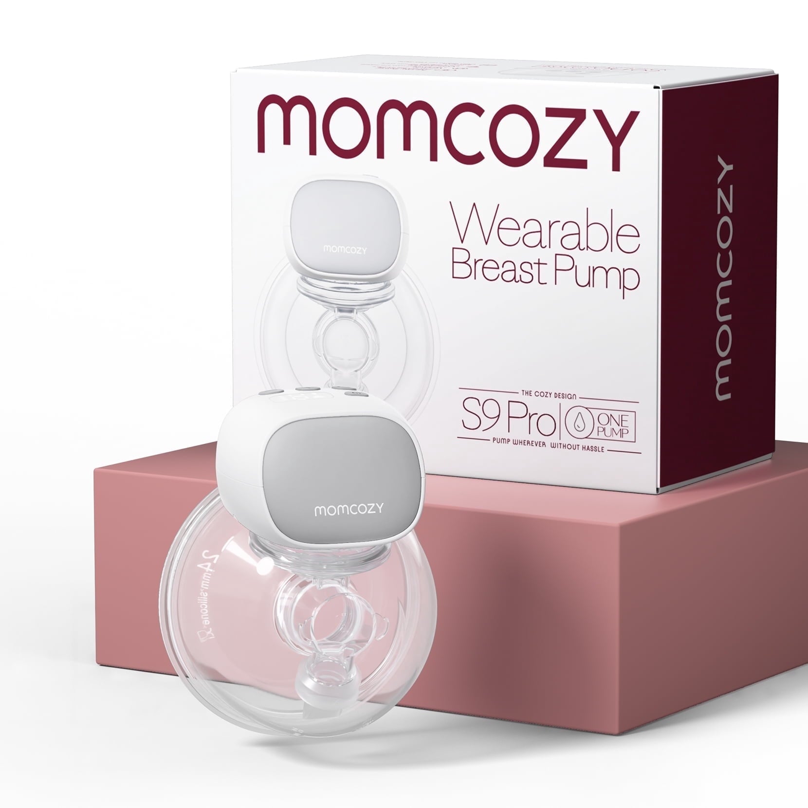 S9 Pro Wearable Breast Pump, Hands Free Electric Breast Pump of LED Display 24Mm Gray
