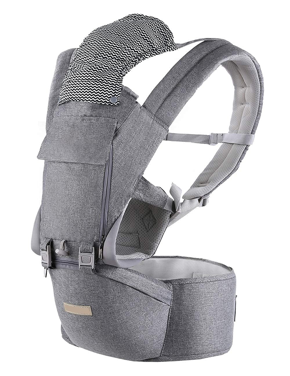 Baby Carrier Newborn to Toddler: Ergonomic M Position 9-In-1 Ways to Carry Baby Carrier Backpack with Head Hood for 3-36 Months 7-40Lbs Baby | Advanced Hip Seat Carrier for All Seasons In/Outdoor